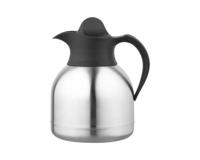 Isoleerkan Roestvrijstaal Zwarte Dop (1 liter) - thumbnail