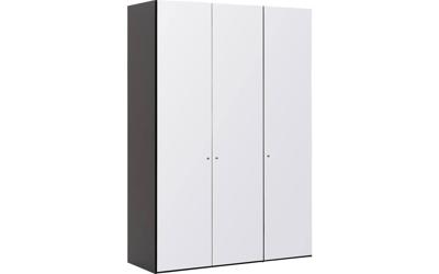 Goossens Kledingkast Easy Storage Ddk, Kledingkast 153 cm breed, 220 cm hoog, 3x glas draaideur