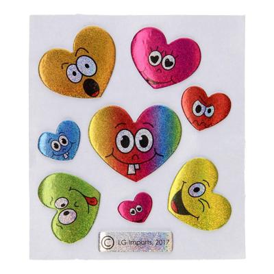 Duckiez Stickers lachgezicht glinsterend Duckiez Stickers lachgezicht glinsterend