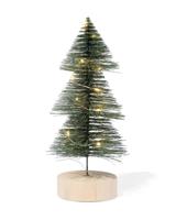 HEMA Mini kerstboom met lichtjes (wit) - thumbnail
