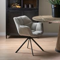 Rivièra Maison Draaibare Eetkamerstoel 'Carnaby' Linen, kleur Fabulous Flax - thumbnail