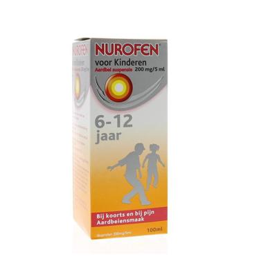 Nurofen voor Kinderen Aardbei Suspensie