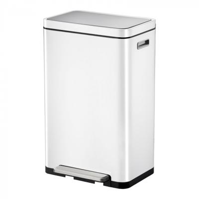 EKO - X-Cube pedaalemmer 30 ltr, EKO - Steel Stainless steel Polypropylene - wit, mat RVS EKO - X-Cube pedaalemmer 30 ltr, EKO - Steel Stainless steel Polypropylene - wit, mat RVS