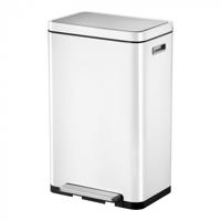 EKO - X-Cube pedaalemmer 30 ltr, EKO - Steel Stainless steel Polypropylene - wit, mat RVS - thumbnail