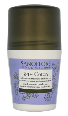 Sanoflore 24H Coton Deodorant 50 ml