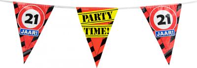 Paperdreams party vlag - 21 jaar