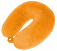 Pro World nekkussen 29 x 31 cm polyester/fluweel oranje - thumbnail