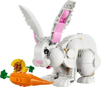 LEGO Creator 3-in-1 - Wit konijn constructiespeelgoed 31133 - thumbnail