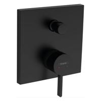 Hansgrohe Afbouwdeel Badmengkraan Inbouw Finoris Eengreeps Mat Zwart - thumbnail