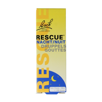 Rescue remedy nacht druppels 10 Milliliter Rescue remedy nacht druppels 10 Milliliter