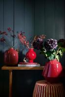 Pip Studio Vaas Metaal Klein Rood 18x24cm - thumbnail