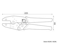 DeLOCK Universele Coax Krimptang - thumbnail