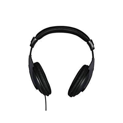Hama Basic 4TV hoofdtelefoon bekabeld (tv-hoofdtelefoon, over-ear headset, eenzijdig, 6 m lange kabel, volumeregeling) zwart