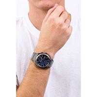 Fossil JFS00574998 Oorknoppen Compass zilver goud-en zilverkleurig-wit - thumbnail