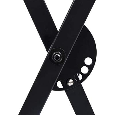 VidaXL Keyboardstandaard en -kruk zwart