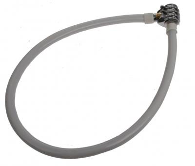 M-Wave Kabelslot cijfercombinatie 500 x 12 mm wit