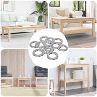 VidaXL Washers 50000 pcs zilver ijzer - thumbnail