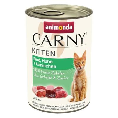 ANIMONDA Carny Kitten Beef, chicken, rabbit - nat kattenvoer - 400 g