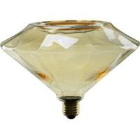 LED Lamp Diamant goud 8W 370 lumen 1900K E27 dimbaar 55010 zacht warm licht - thumbnail