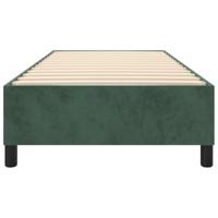 Boxspringframe fluweel donkergroen 90x190 cm - thumbnail