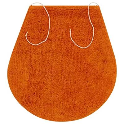 VidaXL Badmattenset stof oranje 3-delig VidaXL Badmattenset stof oranje 3-delig
