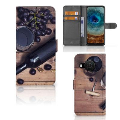 Nokia X10 | Nokia X20 | Book Cover | Wijn | Portemonnee hoesje Nokia X10 | Nokia X20 | Book Cover | Wijn | Portemonnee hoesje