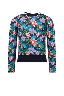 B.Nosy Meisjes tanktop met shirt 2-piece - Active bloemen AOP