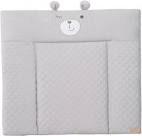 Verschoonmat - ROBA - Sammy Bear Face - 85 x 75 cm - Grijs - thumbnail