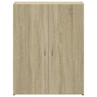Archiefkast 60x32x77,5 cm bewerkt hout sonoma eikenkleurig - thumbnail