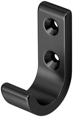 Hermeta 0554-18 handoekhaak enkel zwart