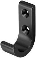 Hermeta 0554-18 handoekhaak enkel zwart - thumbnail