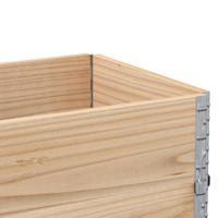 VidaXL Palletopzetranden 2 st 100x50 cm massief grenenhout - thumbnail