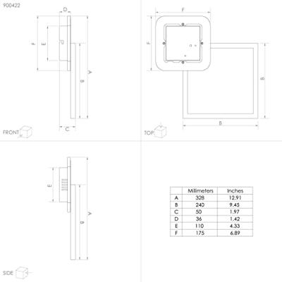 Eglo Instelbare led plafondlampGafares vierkant - zwart - 900422