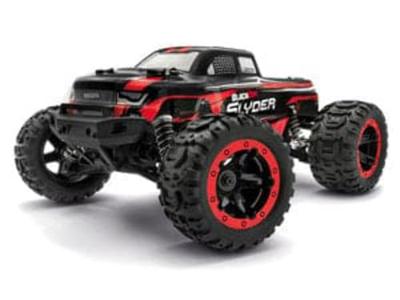 Blackzon Rood Brushed 1:16 RC auto Monstertruck 4WD 2,4 GHz Incl. accu en lader