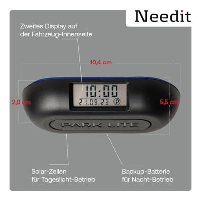 Needit Park Lite Parkscheibe Solar 8019 Parkeerschijf