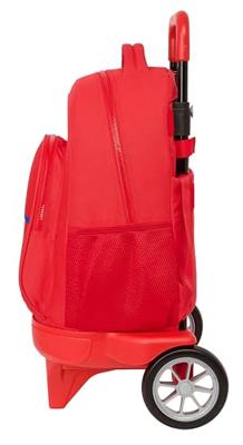 Schoolrugzak met Wielen Atlético Madrid Rood 33 x 45 x 22 cm