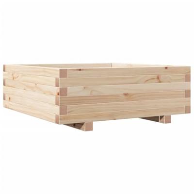 VidaXL Plantenbak 70x70x26,5 cm massief grenenhout VidaXL Plantenbak 70x70x26,5 cm massief grenenhout