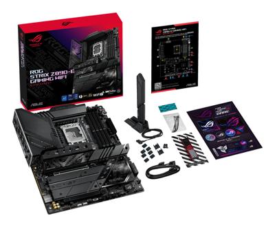 Asus ROG STRIX Z890-E GAMING WIFI Moederbord Socket Intel LGA 1851 Vormfactor ATX Moederbord chipset Intel® Z890