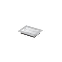 INK Post Wastafel Keramische Slab Envelop Bak met 1 Kraangat - 600x450x10 mm - Statuario Glans - thumbnail