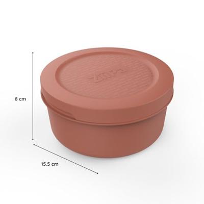 ZiiPa Pizzadeeg doos - ø 16 cm / 250 gram - Terracotta - 6 stuks