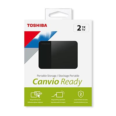 Toshiba Canvio Ready 2TB Externe harde schijf Zwart - thumbnail