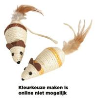 Zolux sisal muis assorti - thumbnail