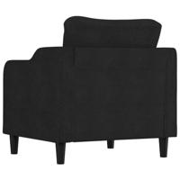 Fauteuil 60 cm stof zwart - thumbnail