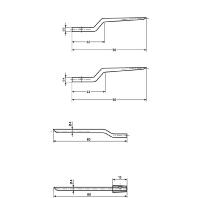 HellermannTyton NA1K/3 PRONG-ML Reservedoorn Inhoud: 1 stuk(s)