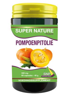 Pompoenpitolie 500mg 60 Capsules