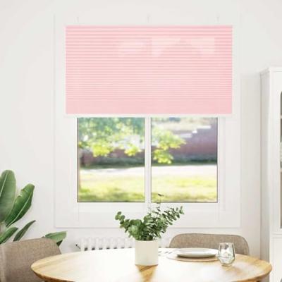 Pliss rolgordijn 110x150cm stofbreedte 109,4cm polyester roze