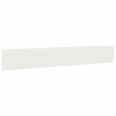 Gazonranden 10 st 15x103 cm koudgewalst staal wit