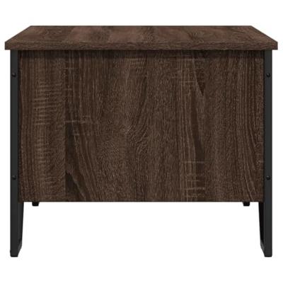 Salontafel 100x51x40 cm bewerkt hout bruin eikenkleur