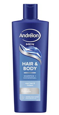 Andrélon Andrelon Shampoo Men Hair & Body - 400ML