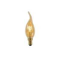 Lucide CT35 - Filament lamp - Ø 3,5 cm - LED Dimb. - E14 - 1x3W 2200K - Amber - thumbnail